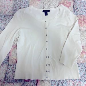 WHBM snap front cardigan